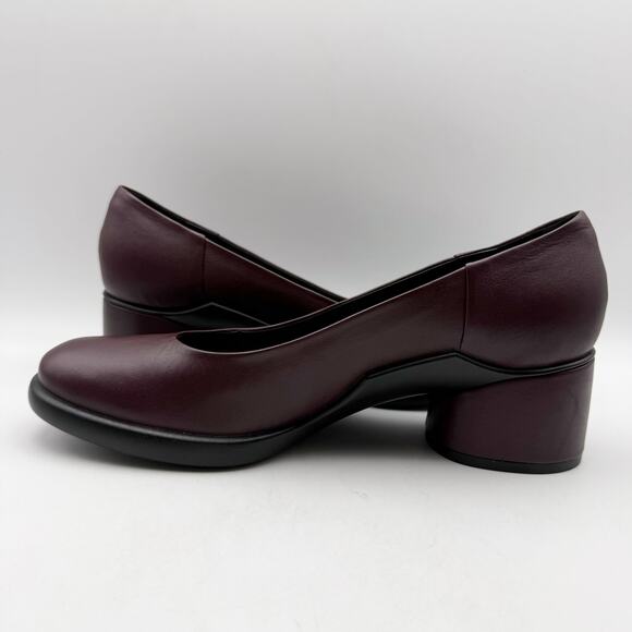 Ecco Womens Sculpted Luxury Modern Pump EU 41 US 10-10.5 Fig Purple Leather NIB - Picture 8 of 13